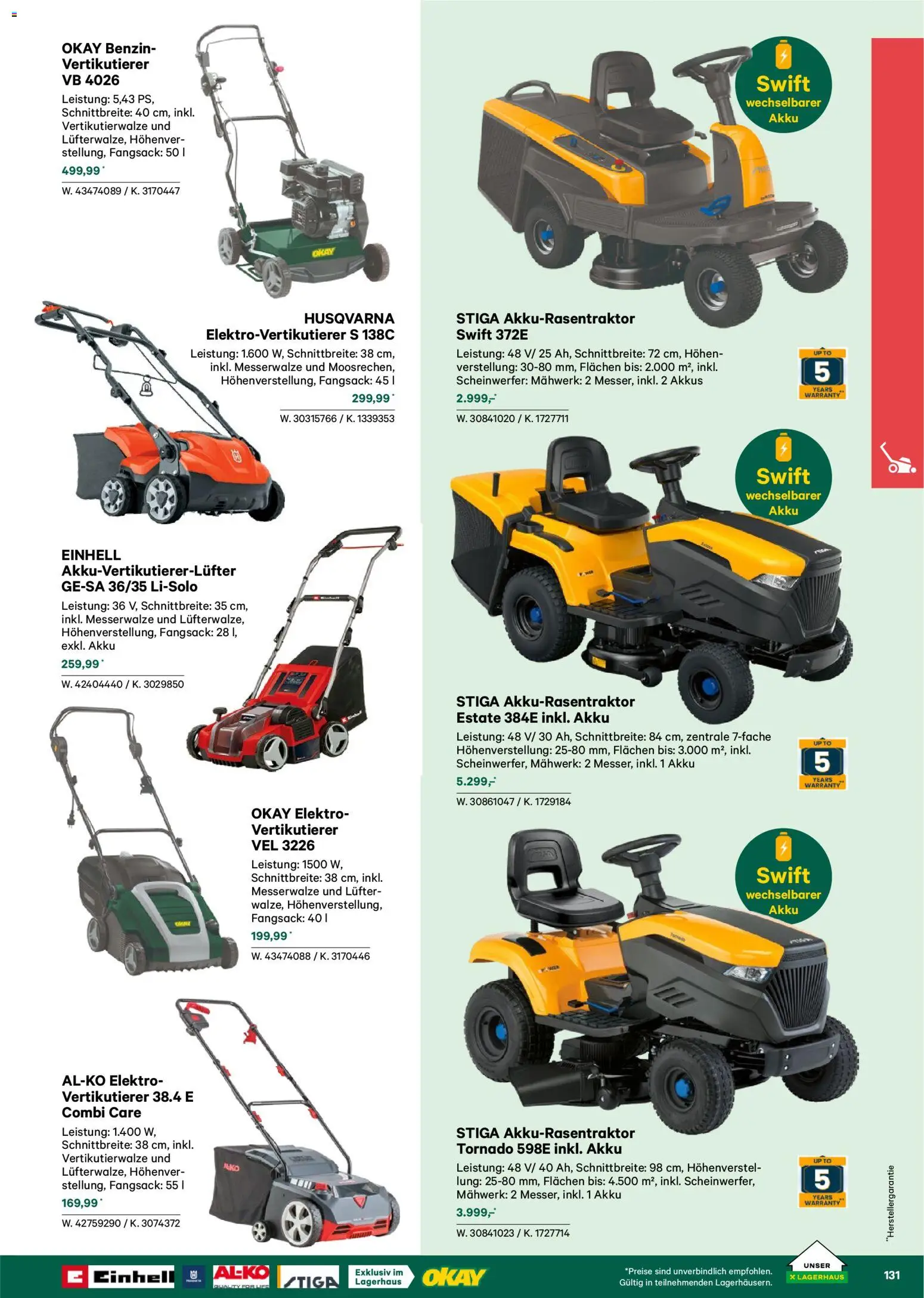 Lagerhaus  Garten und Freizeit Katalog 2026 - page 131- valid from 22.02.2026