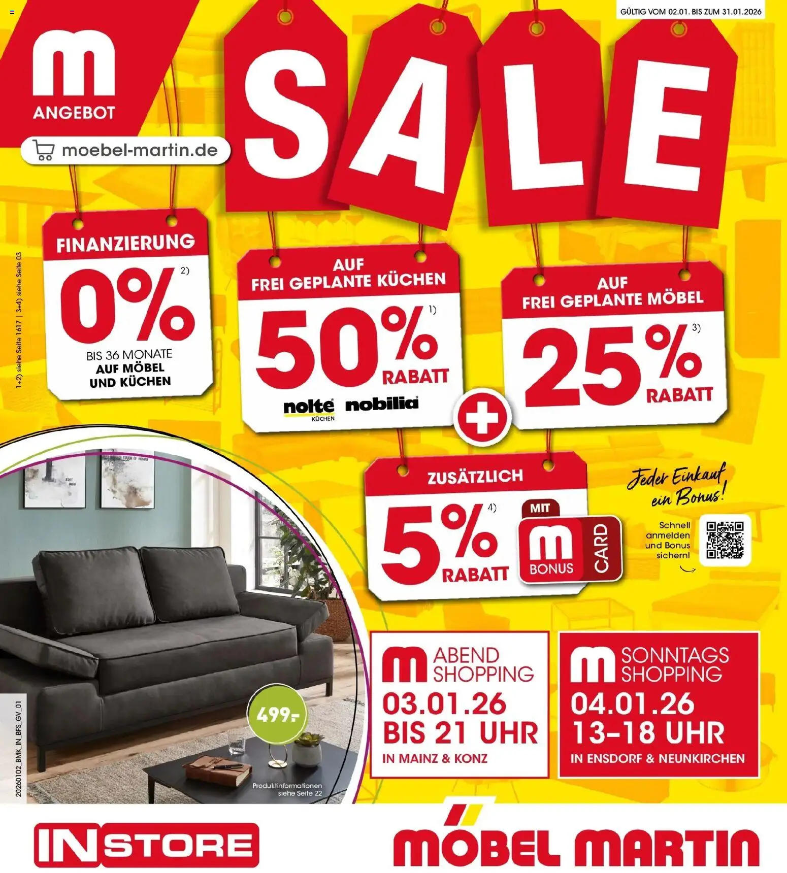 Möbel Martin Sale - Seite 1 - gültig ab 02.01.2026