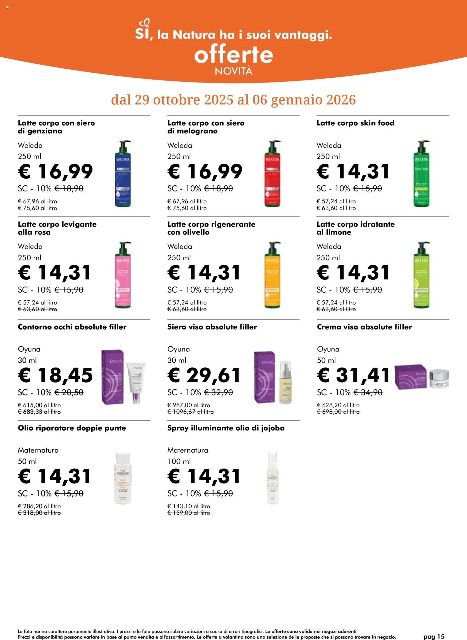 Volantino Natura Sì	 - pagina 15 - valido dal 03/12/2025