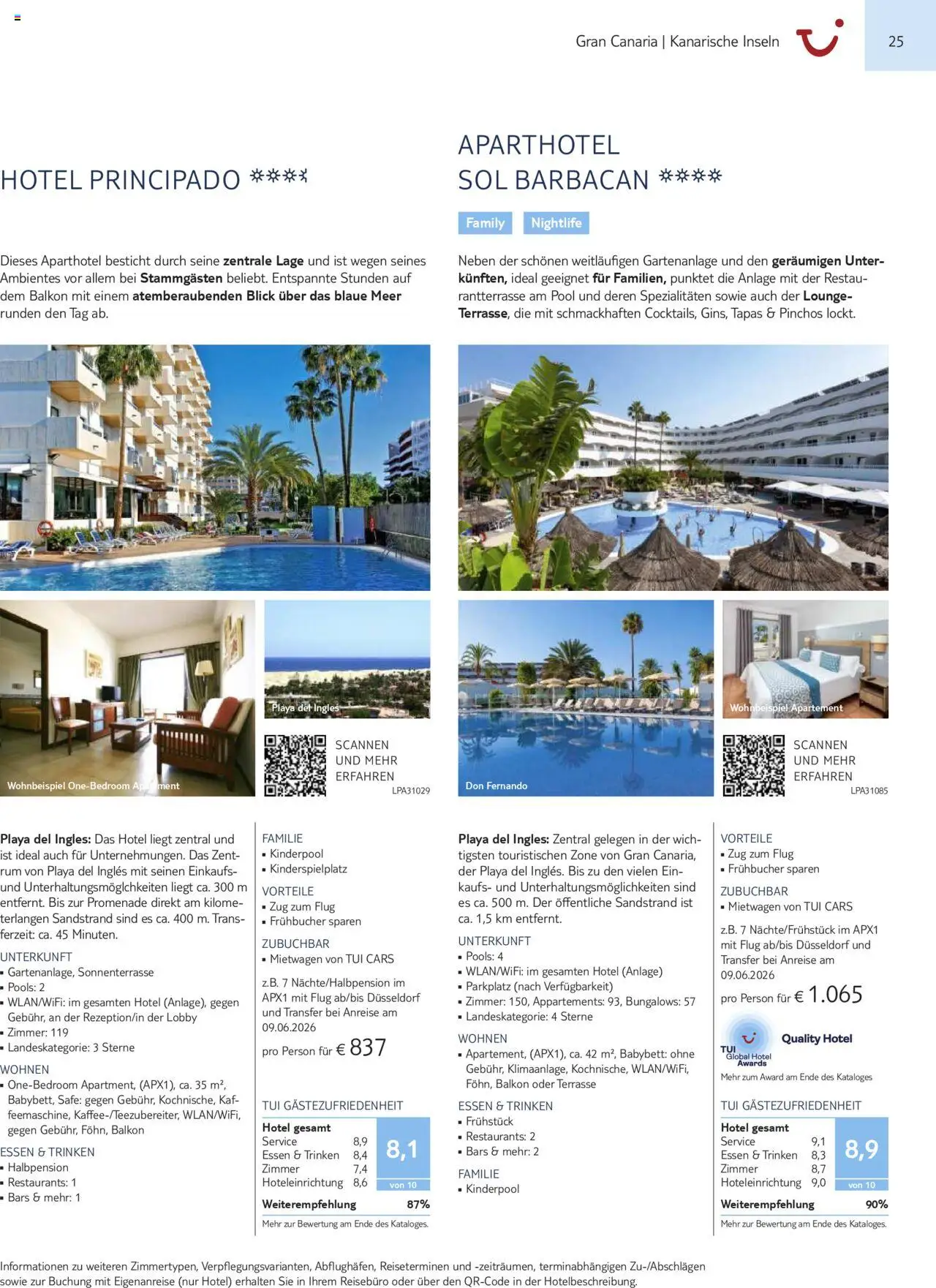 TUI Prospekt Kanaren, Kapverden & Senegal 2025/26	  - Seite 25 - gültig ab 01.11.2025