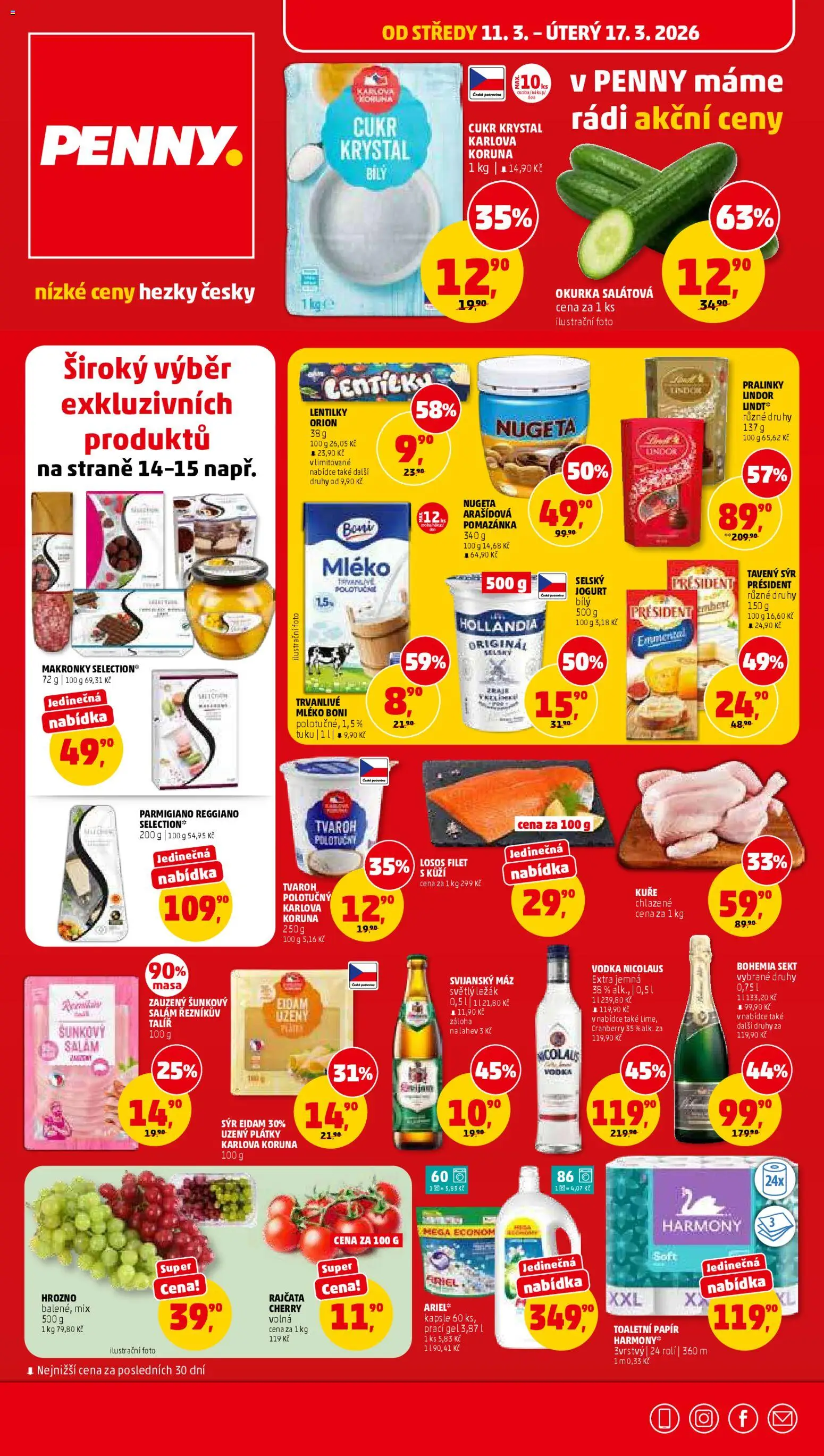 Penny Market leták - strana 1- platný od 11.03.2026