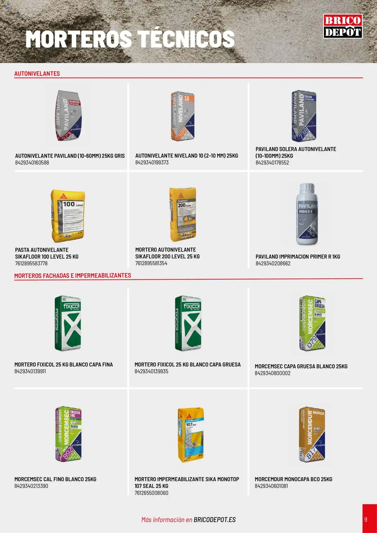 Brico Depôt Catálogo Construcción - Página de 9 - Válido desde 01/04/2025