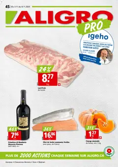 Vorschau Aligro Aktionen Chavannes, Matran, Genève, Sion gültig ab 03.11.2025