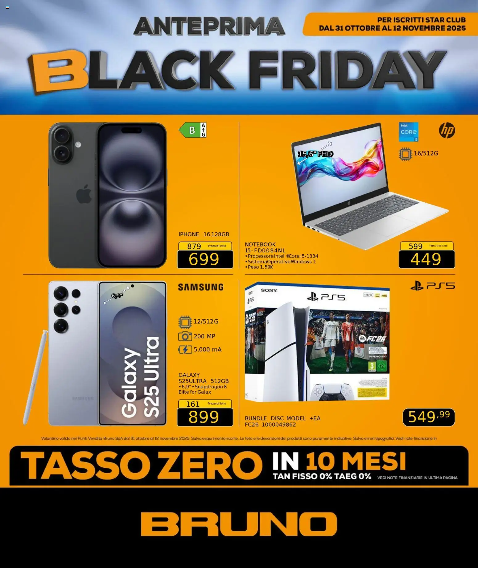 BRUNO - Black Friday - pagina 1 - valido dal 31/10/2025
