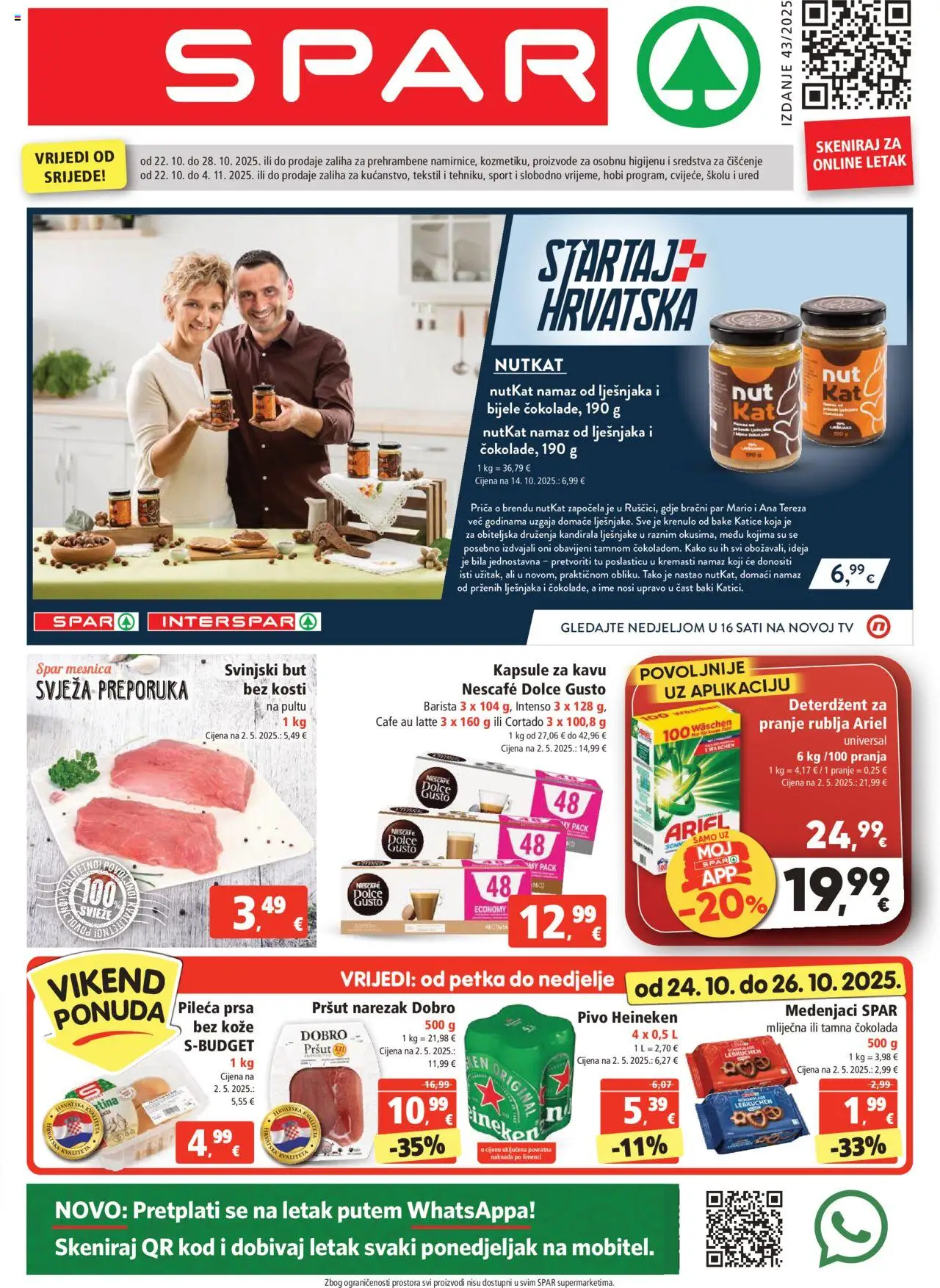 Katalog Spar - stranica 1- važeći od 22.10.2025