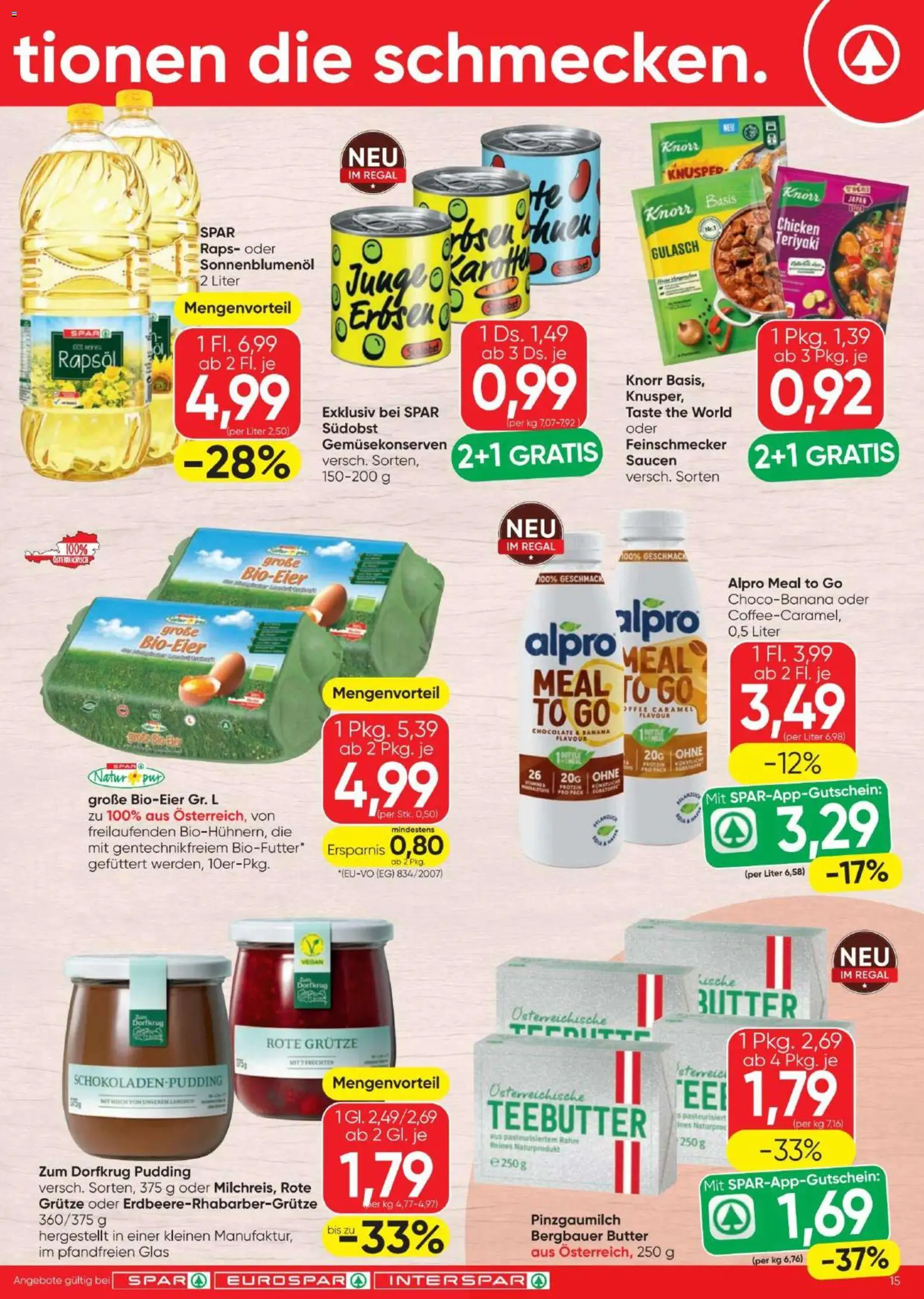 Spar - Flugblatt - page 15- valid from 09.04.2026