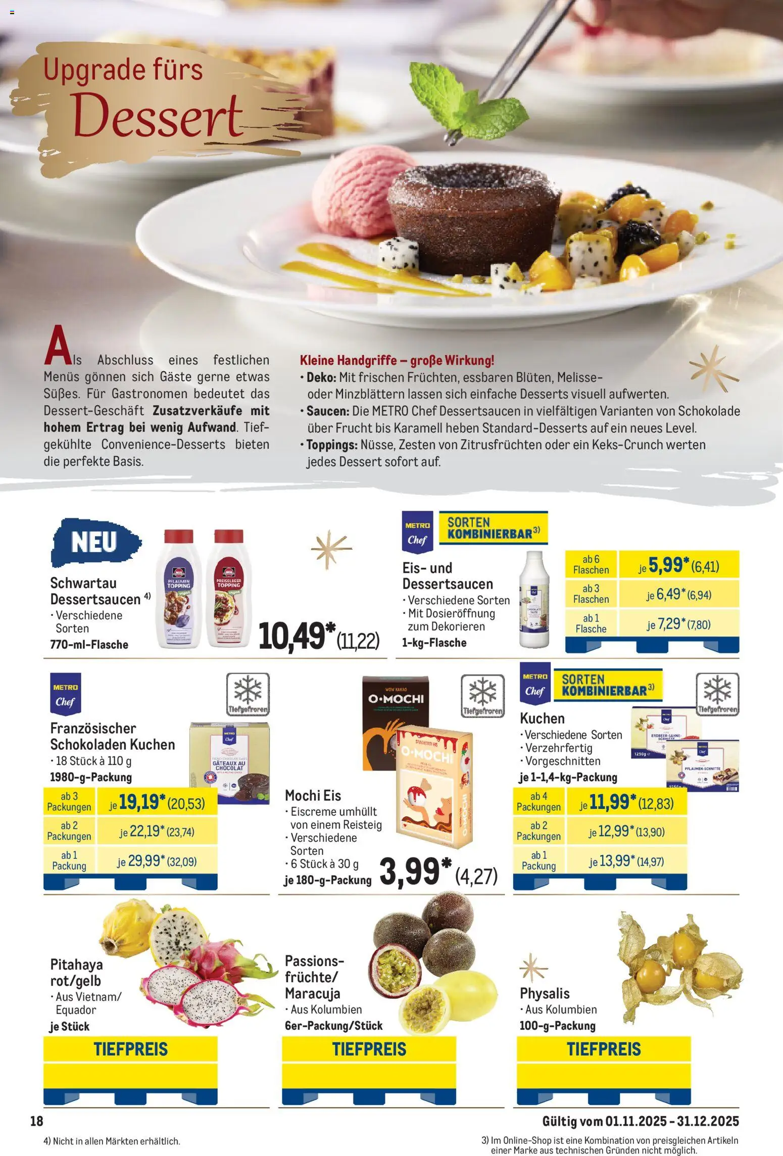 Metro Saisonkatalog Festliche Momente - Seite 18 - gültig ab 01.11.2025