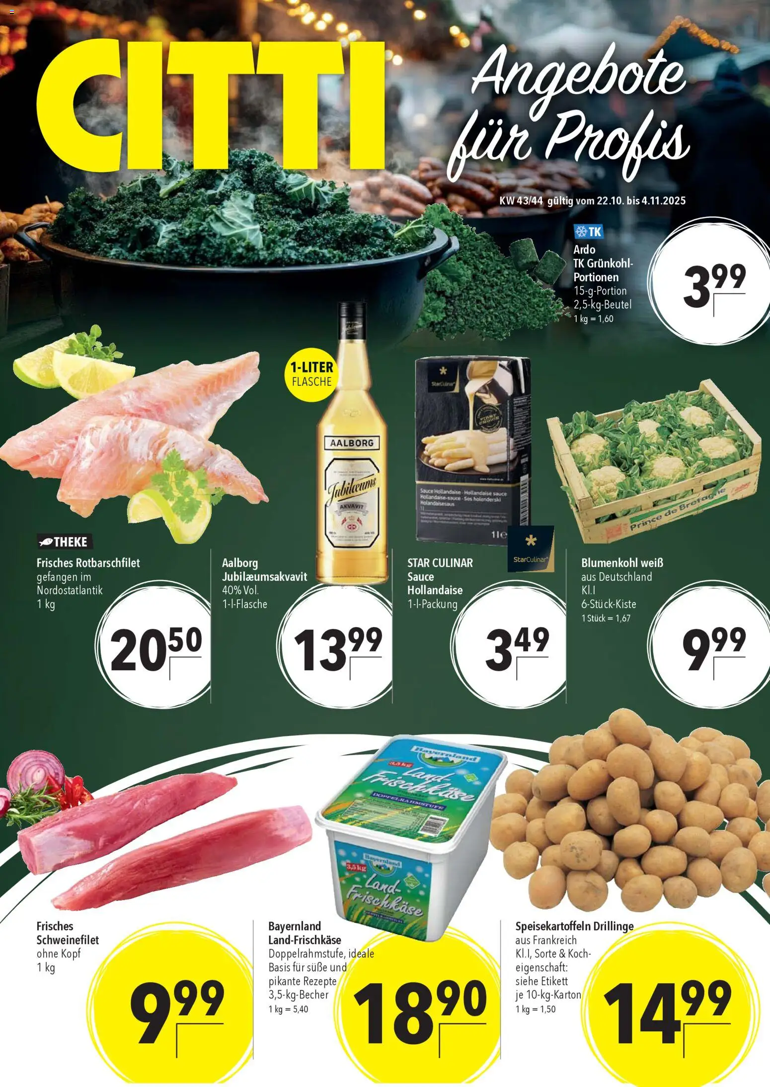 CITTI Markt Aktuelle Angebote für Profis - Seite 1 - gültig ab 22.10.2025