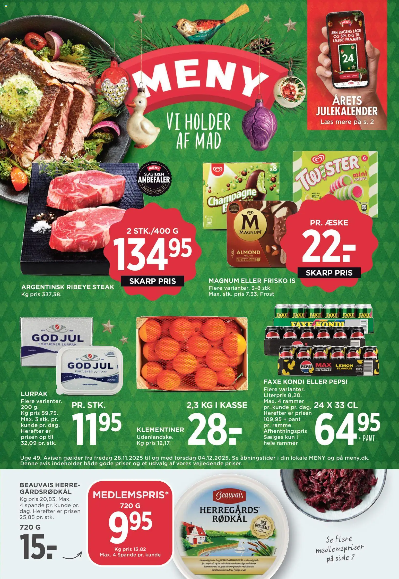 Meny - Black Friday - side 1- gyldig fra 28/11/2025