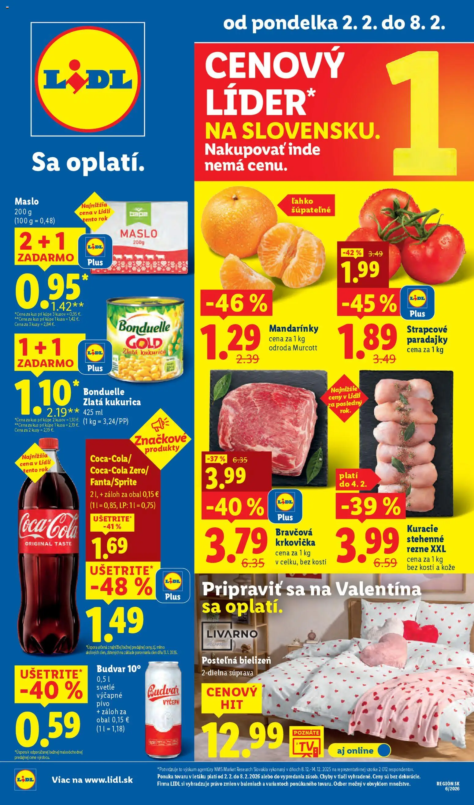 Lidl leták - strana 1- platný od 02.02.2026