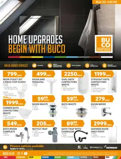 Preview BUCO Bathroom & Paint Promo valid from 01/09/2025