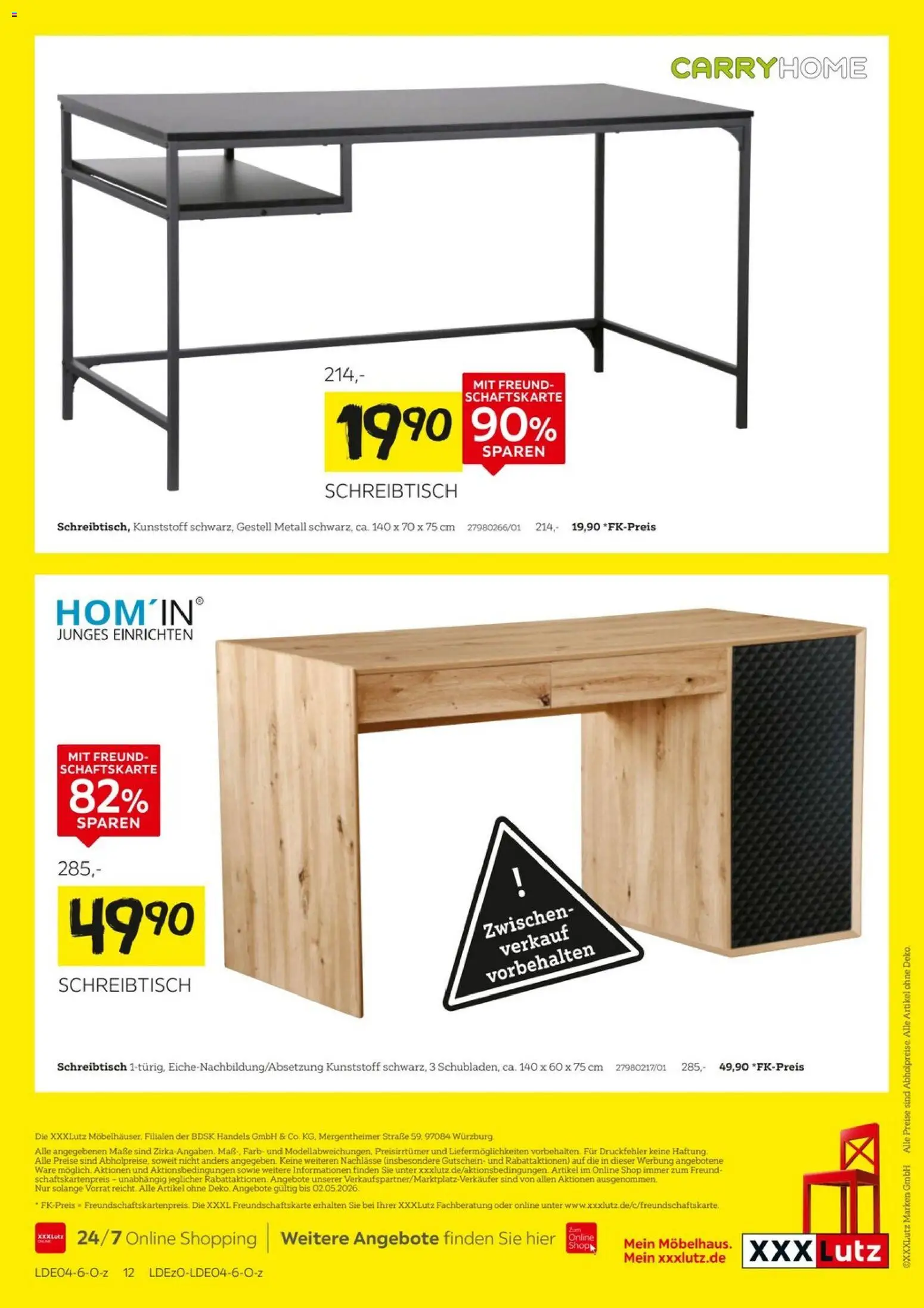 XXXLutz Prospekt 	 - Seite 12 - gültig ab 18.04.2026