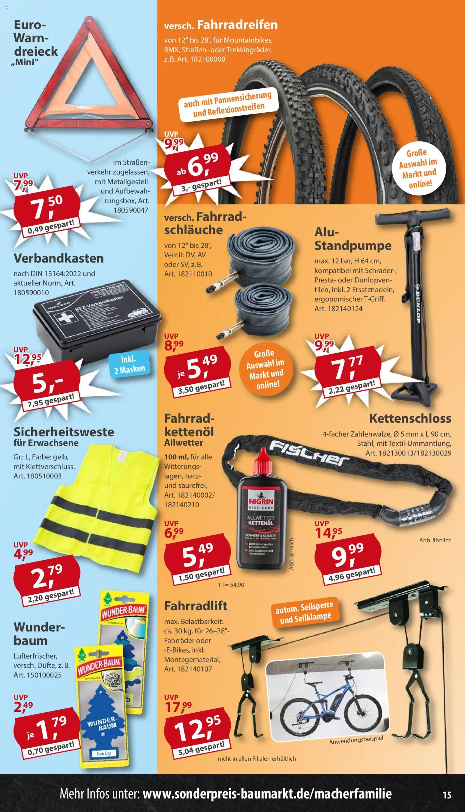Sonderpreis Baumarkt Prospekt 	 - Seite 15 - gültig ab 07.03.2026