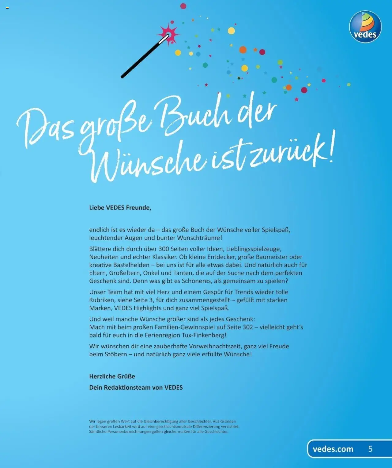 Vedes Das große Buch der Wünsche - Seite 5 - gültig ab 29.09.2025