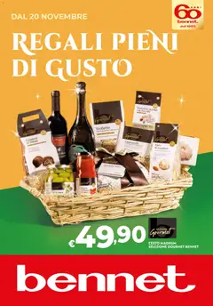Anteprima bennet Regali di Gusto catalogo valida dal 20/11/2025
