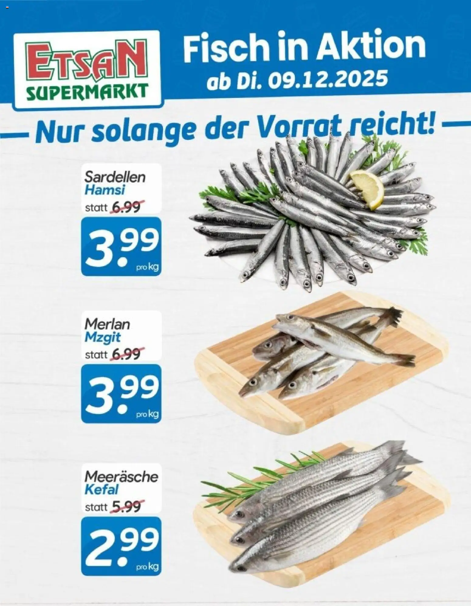 ETSAN Fisch in Aktion - Seite 1- gültig ab 09.12.2025