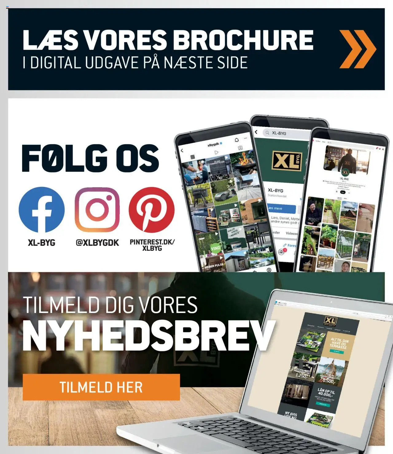 XL-BYG - LÆS VORES BROCHURE - side 1- gyldig fra 21/05/2025