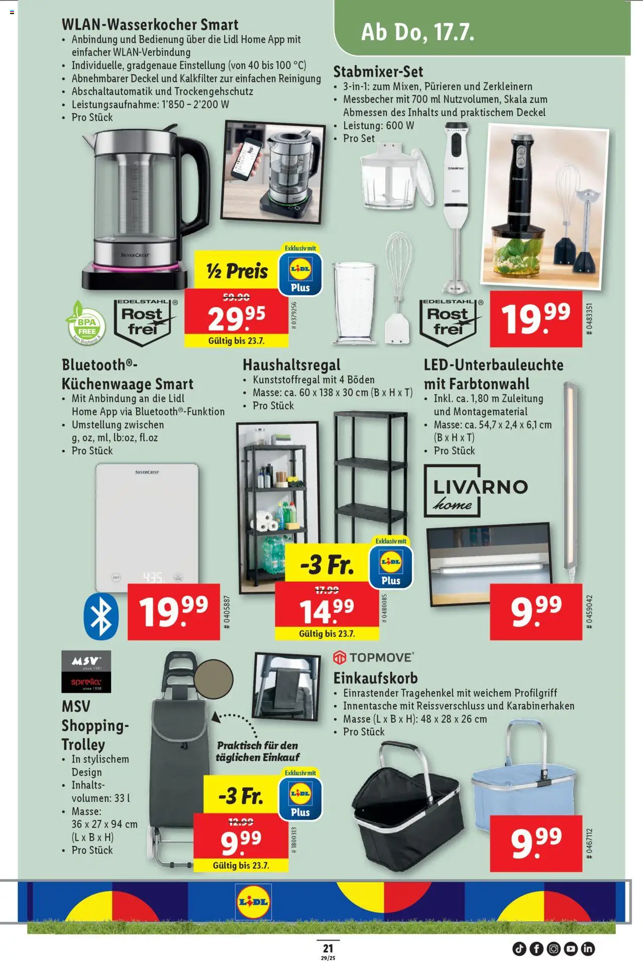 Lidl Aktionen - Seite 23- gültig ab 17.07.2025