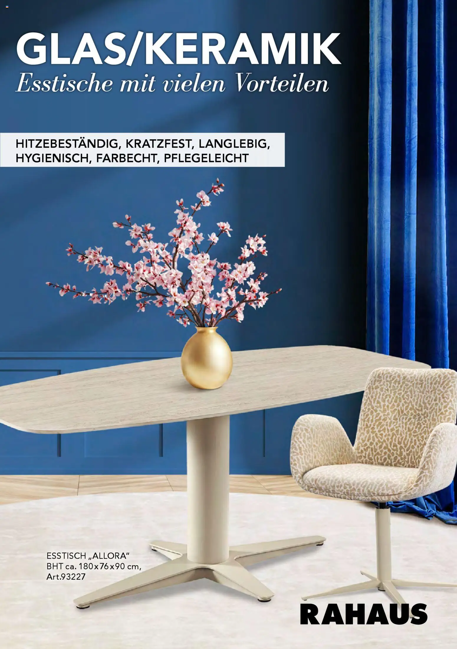 Rahaus Prospekt Glas/Keramik-Esstische - Seite 1 - gültig ab 29.01.2026