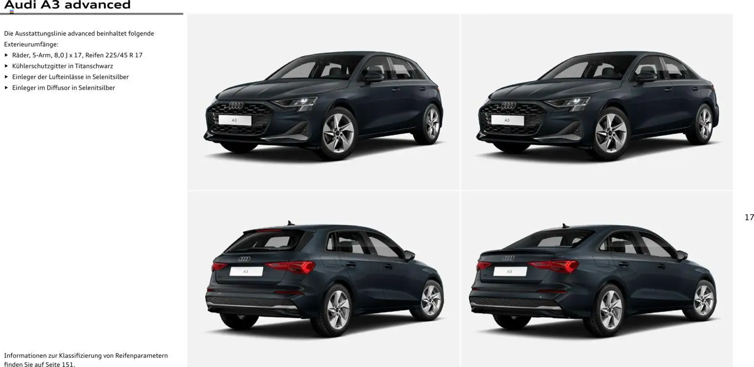 Audi A3 - Seite 17 - gültig ab 28.10.2025