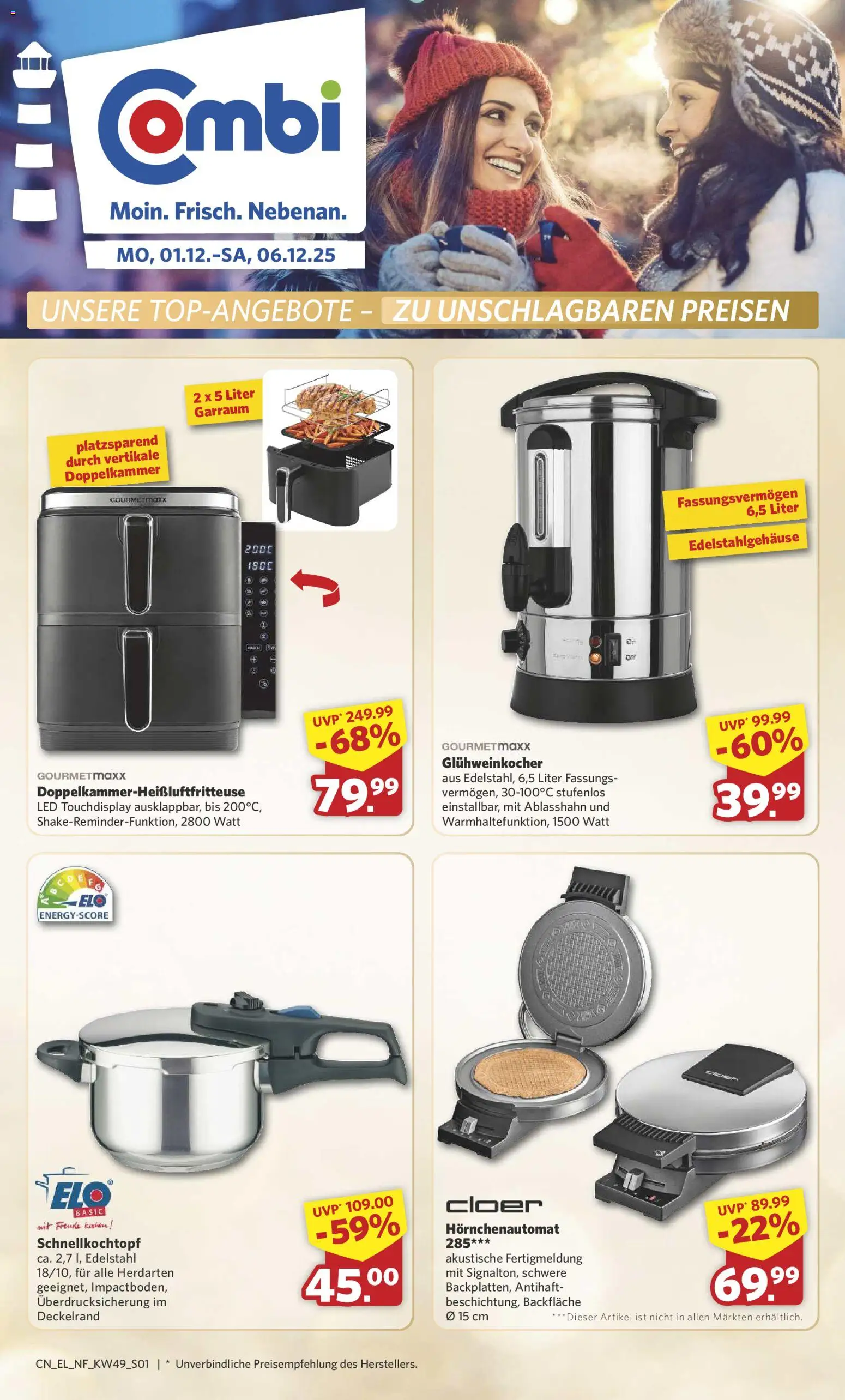 Combi Sonderangebote - Seite 1 - gültig ab 01.12.2025