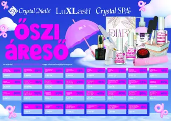 Előnézet Crystal Nails Akciós újság érvényes 2025.10.31.-tól