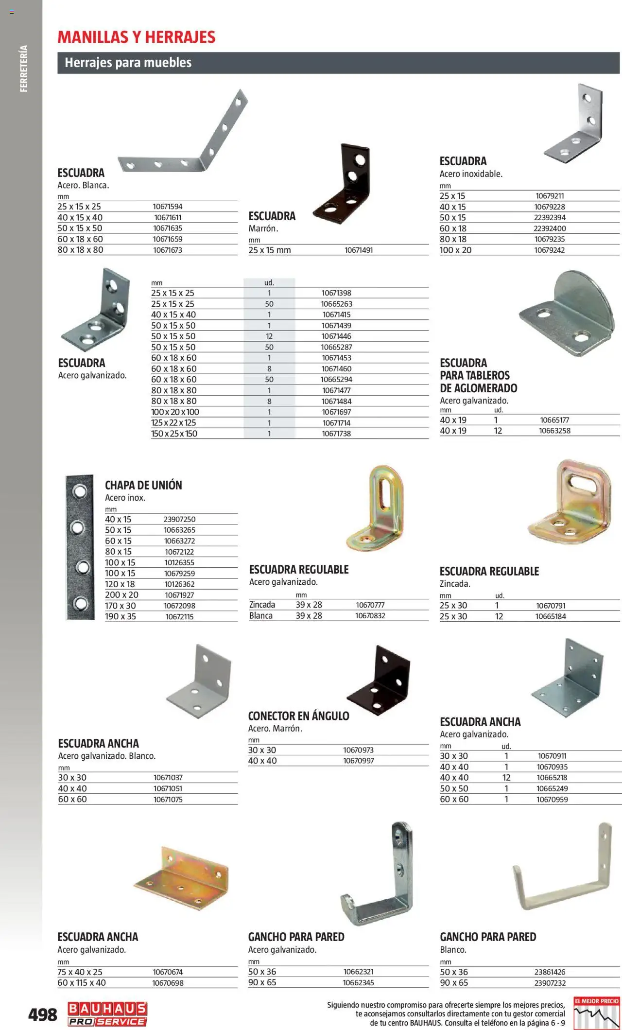 Bauhaus - ProService  - Página de 498 - Válido desde 24/02/2025