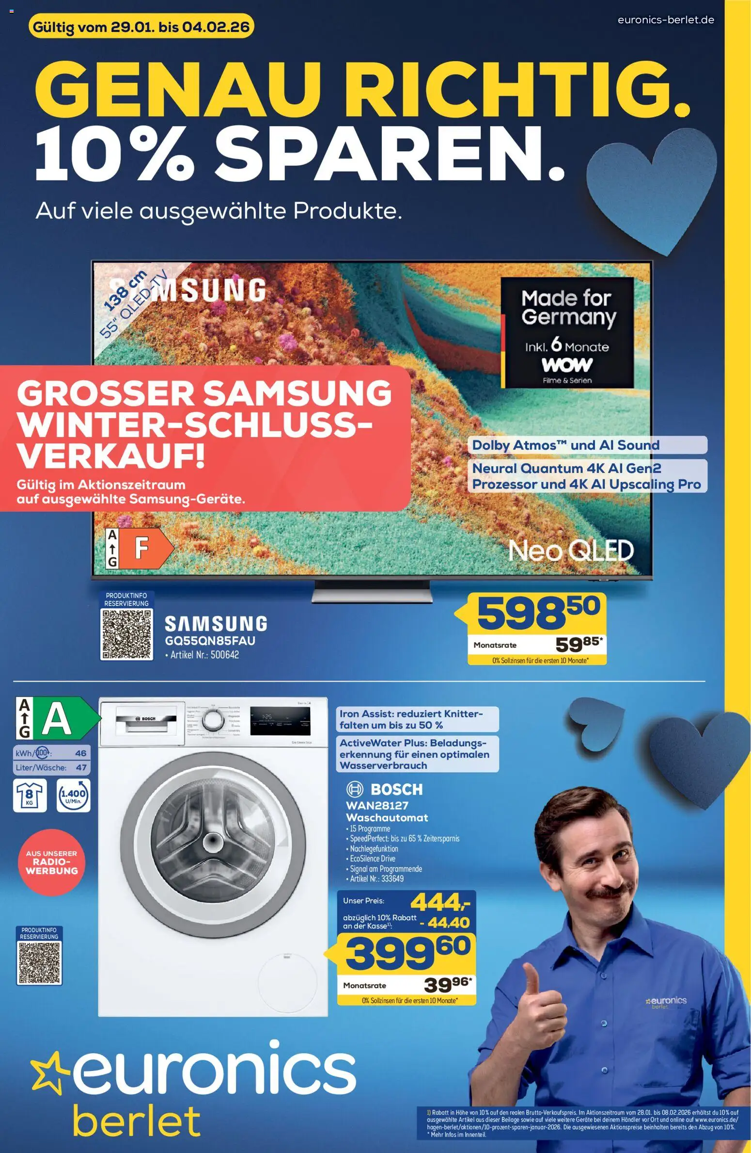 Euronics Aus unserer Werbung! - Seite 1 - gültig ab 29.01.2026