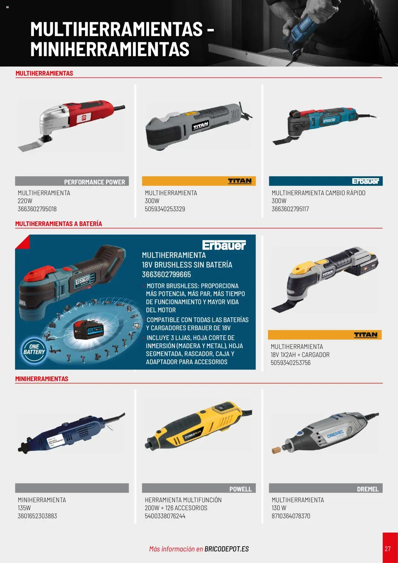 Brico Depôt folleto - Página de 27 - Válido desde 01/04/2025