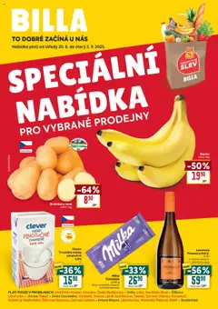 Náhled Billa leták - Speciální nabídka: vybrané prodejny platný od 20.08.2025
