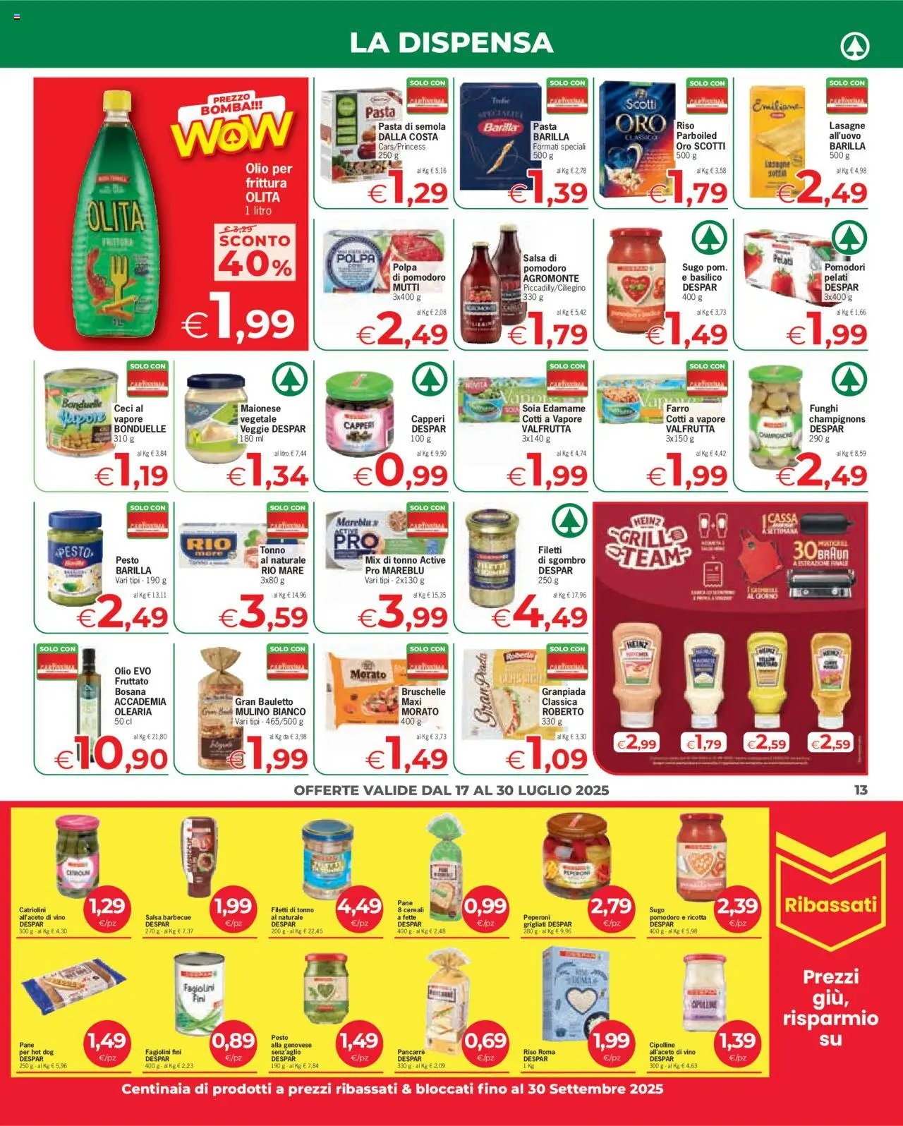 Volantino Eurospar	 - pagina 13 - valido dal 17/07/2025