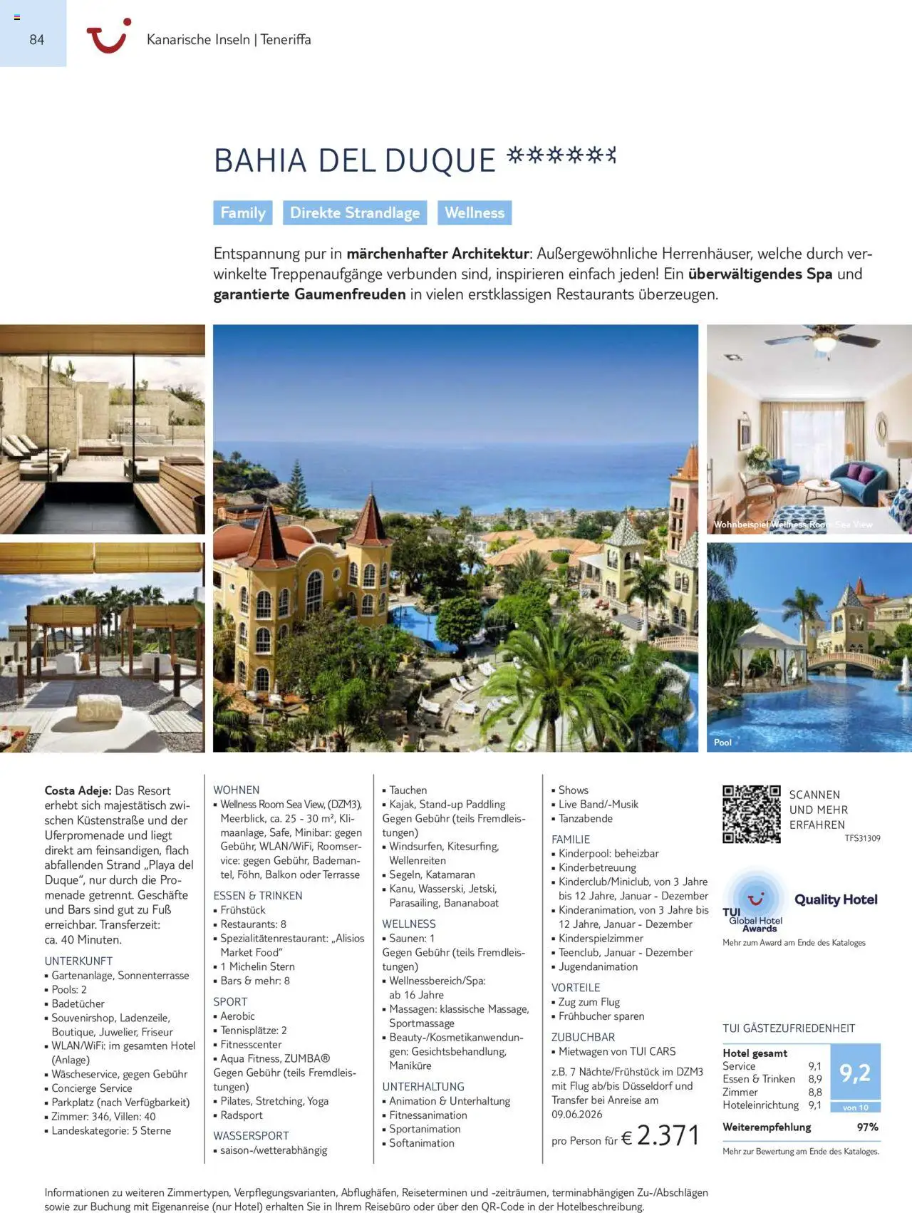 TUI Prospekt Kanaren, Kapverden & Senegal 2025/26	  - Seite 84 - gültig ab 01.11.2025