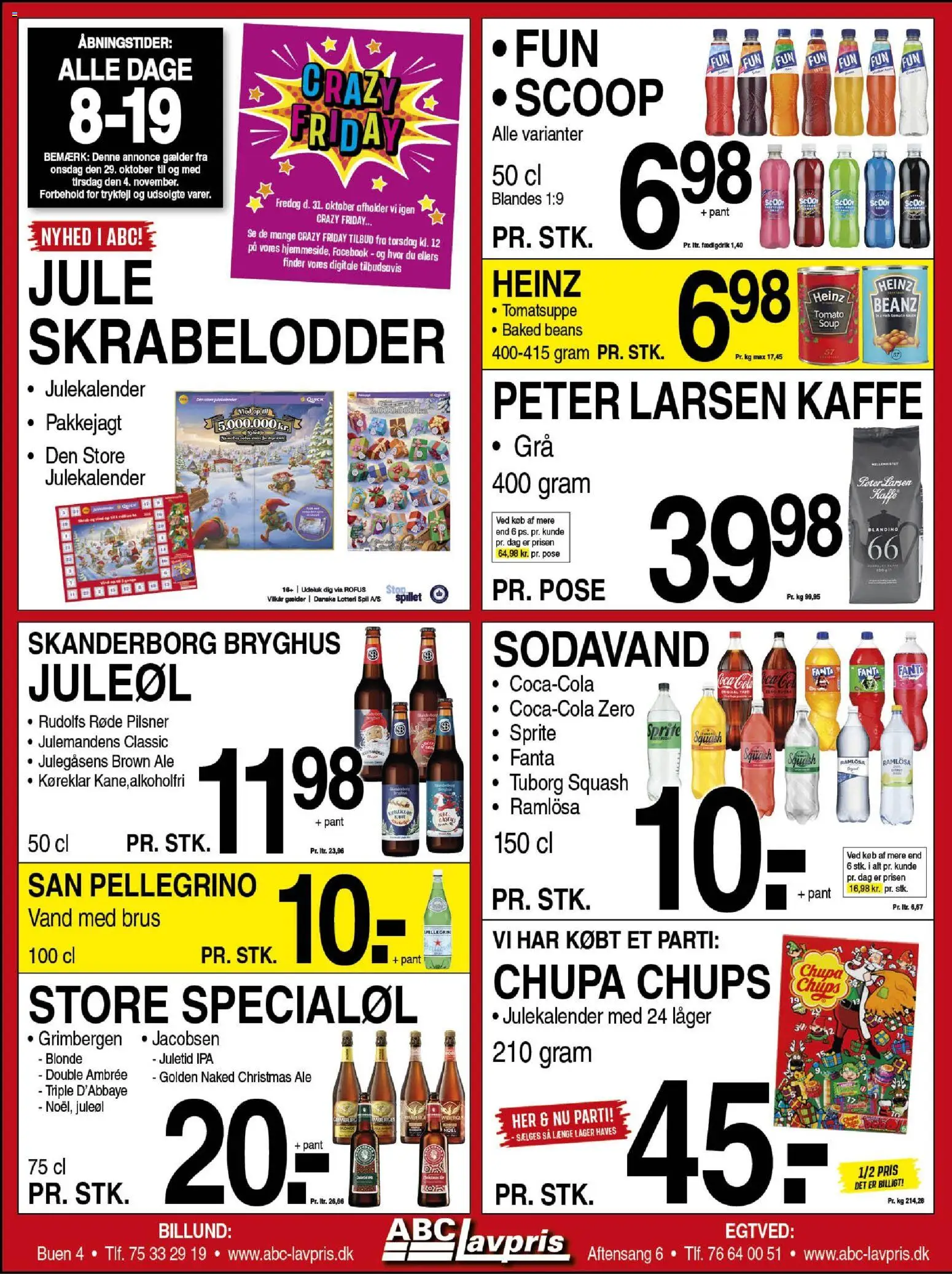 Abc Lavpris - Tilbudsavis - side 1- gyldig fra 29/10/2025