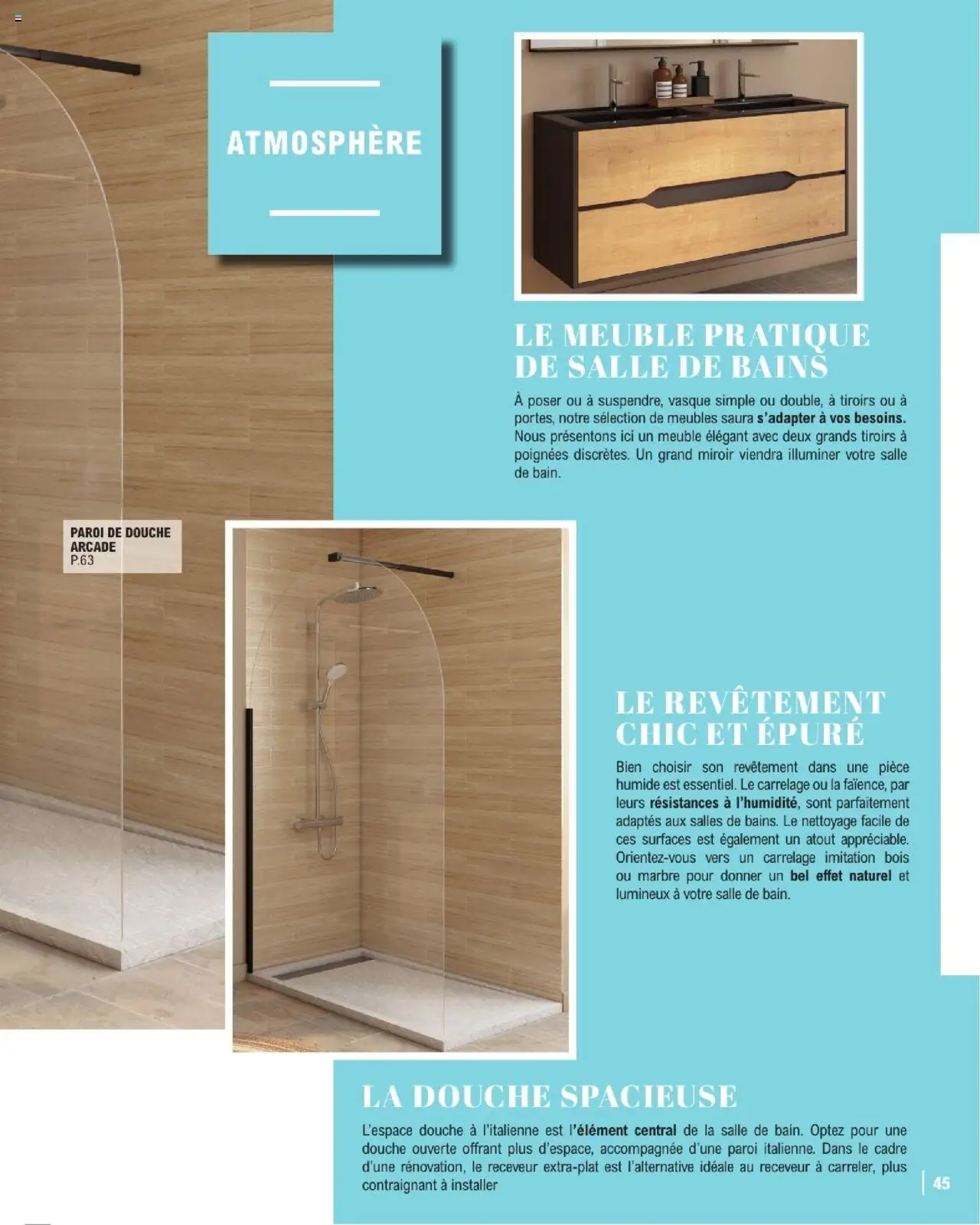 Brico E.Leclerc Guide aménagement intérieur - page 45 - valable à partir du 07/01/2025