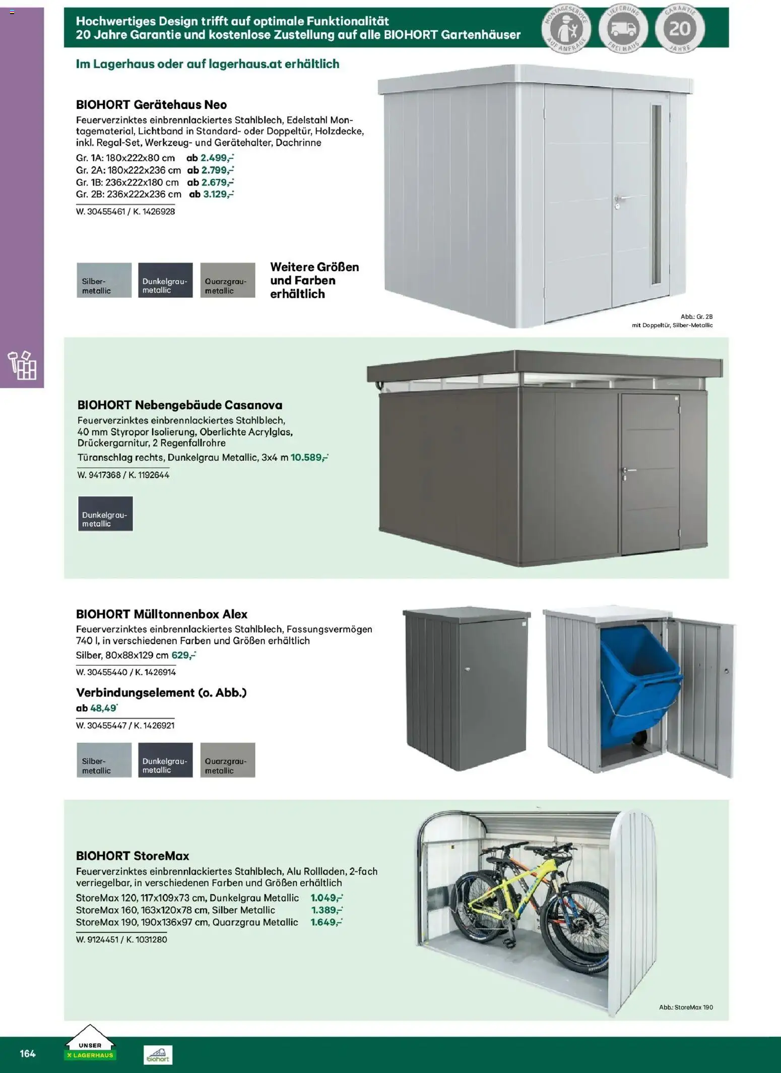 Lagerhaus Garten & Freizeit Katalog 2026 - Wien, Innsbruck - page 164- valid from 01.03.2026