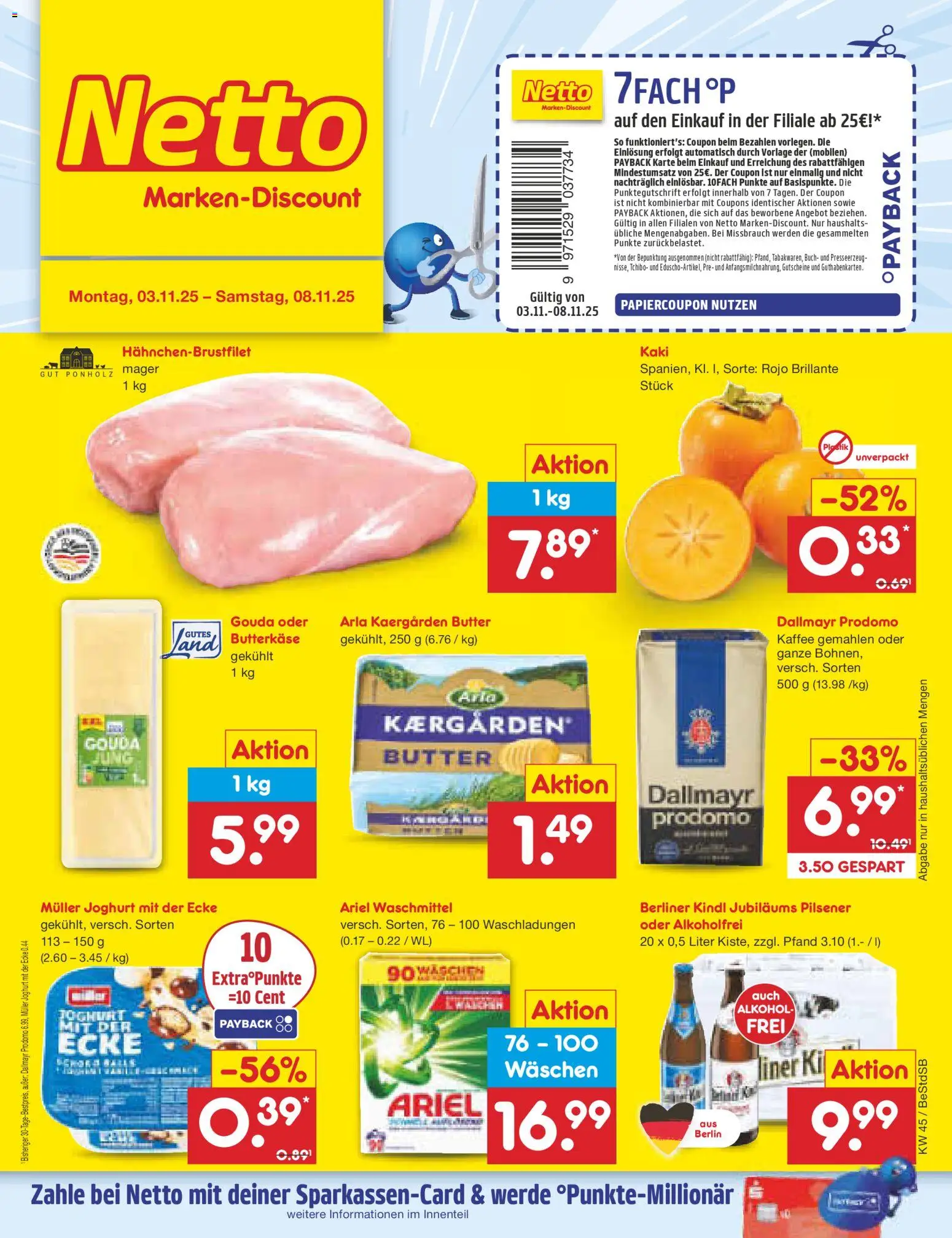 Netto Marken-Discount Prospekt 	 - Seite 1 - gültig ab 03.11.2025