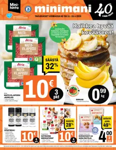 Esikatselu Minimani tarjoukset voimassa alkaen 15/04/2026