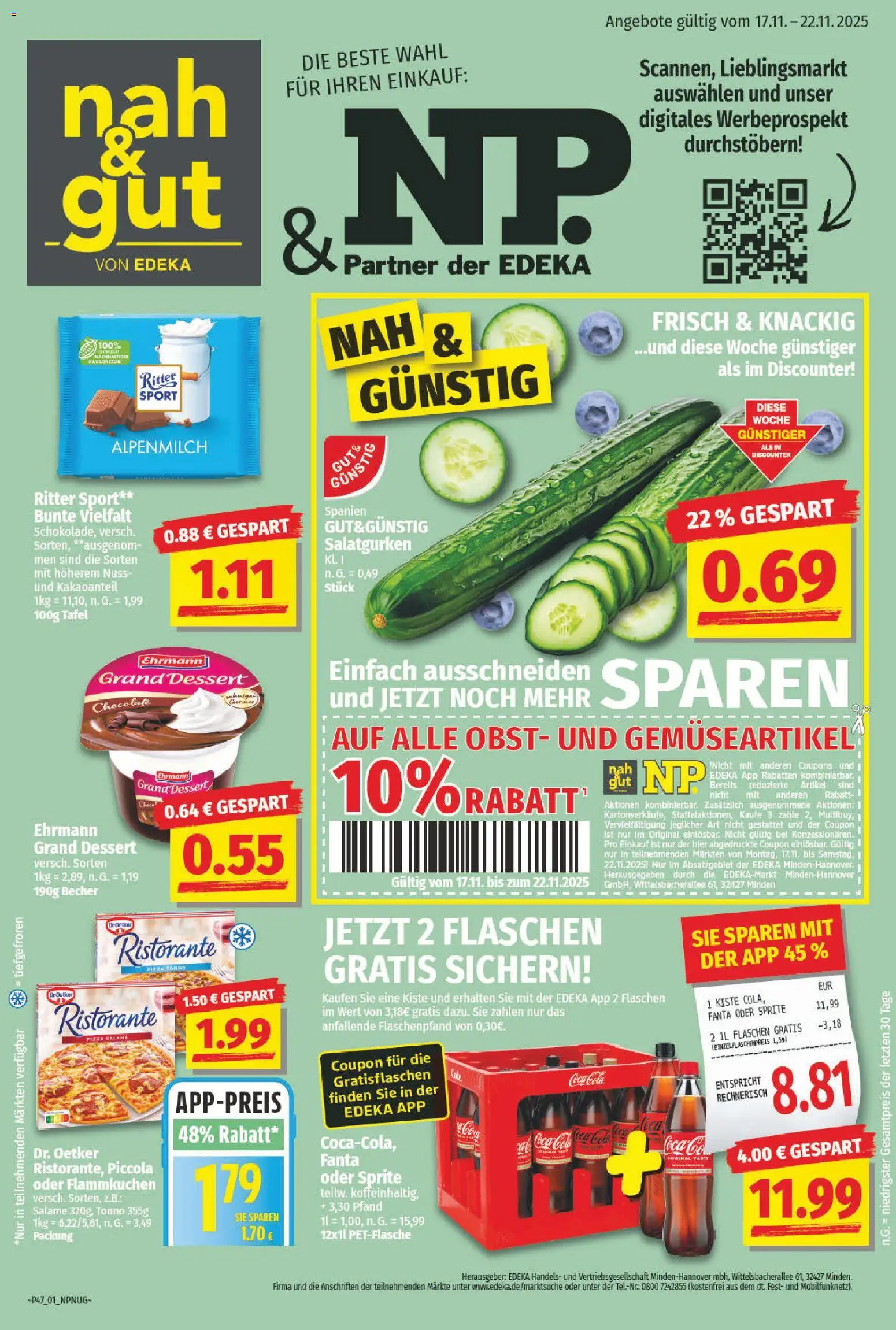 NP Discount Prospekt 	 - Seite 1 - gültig ab 17.11.2025