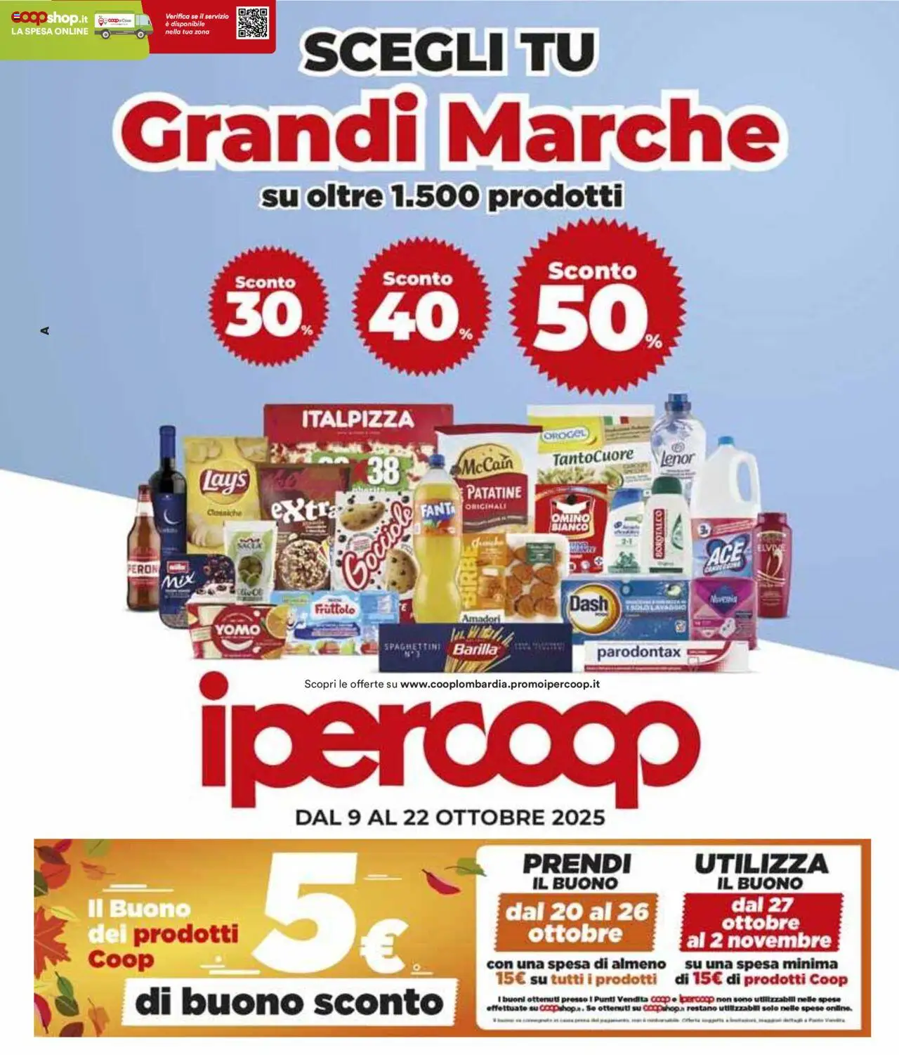 Volantino Ipercoop	 - pagina 1 - valido dal 09/10/2025
