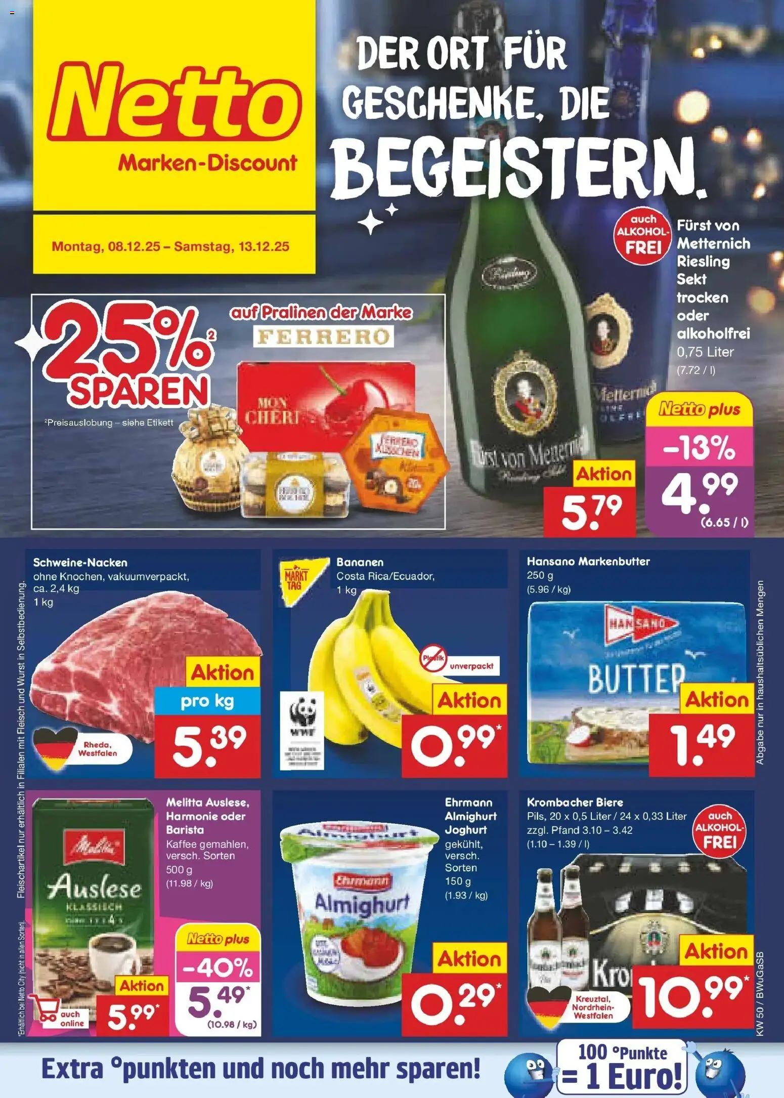 Netto Marken-Discount Prospekt 	 - Seite 1 - gültig ab 08.12.2025