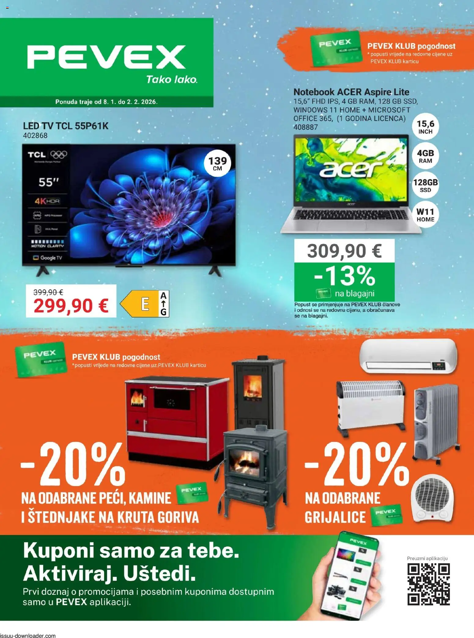 Katalog Pevex - stranica 1- važeći od 08.01.2026