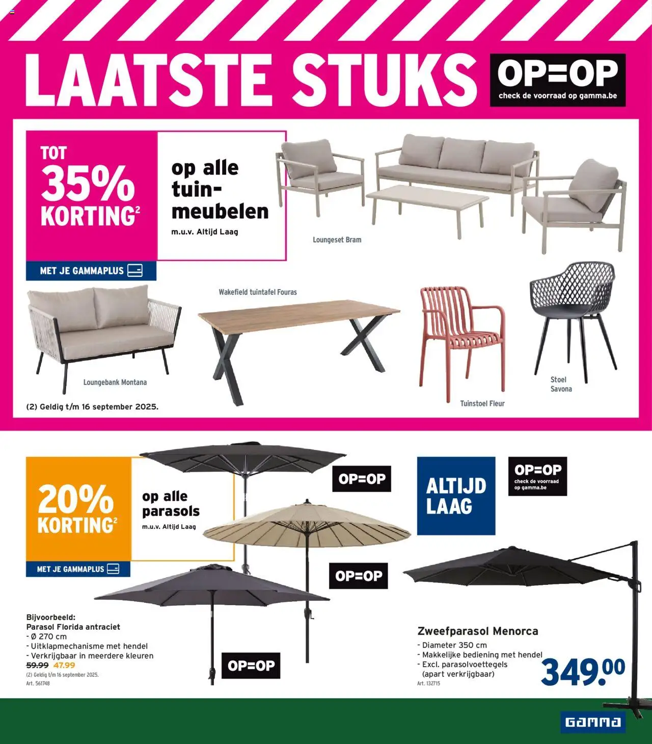 GAMMA folder - pagina 40- geldig vanaf 16/07/2025