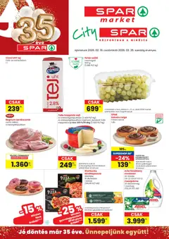 Előnézet Spar - City Spar szórólap érvényes 2026.02.19.-tól