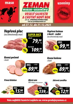Náhled Prodejny Zeman leták platný od 27.12.2025