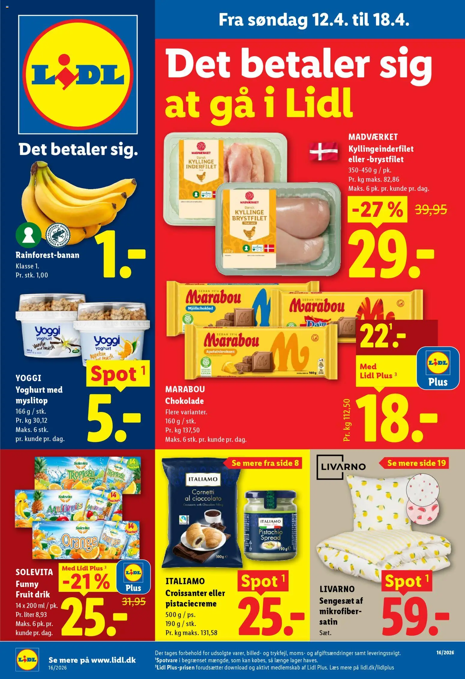 Lidl - Tilbudsavis - side 1- gyldig fra 12/04/2026