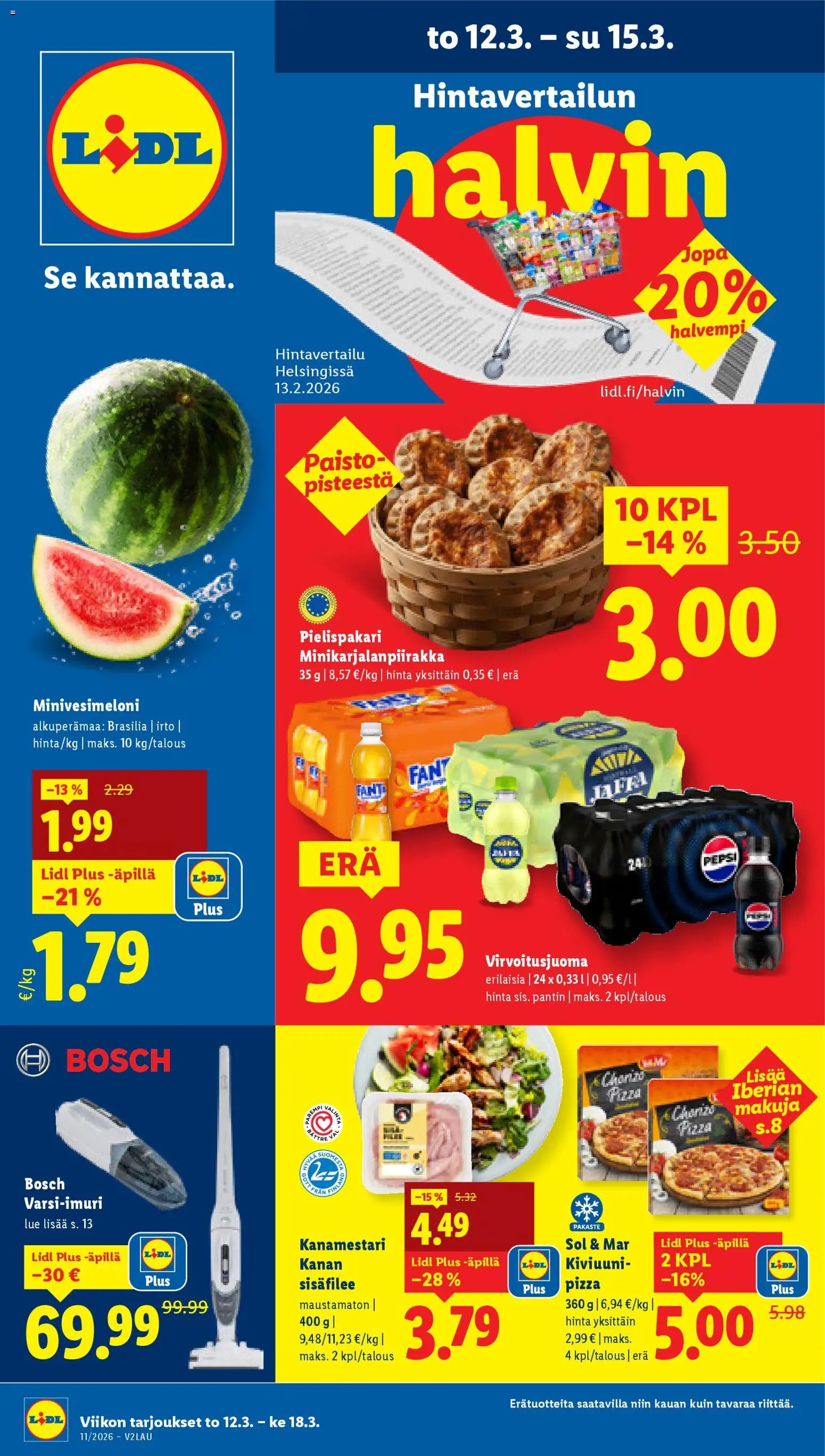 Lidl tarjoukset - sivu 1- voimassa alkaen 12/03/2026