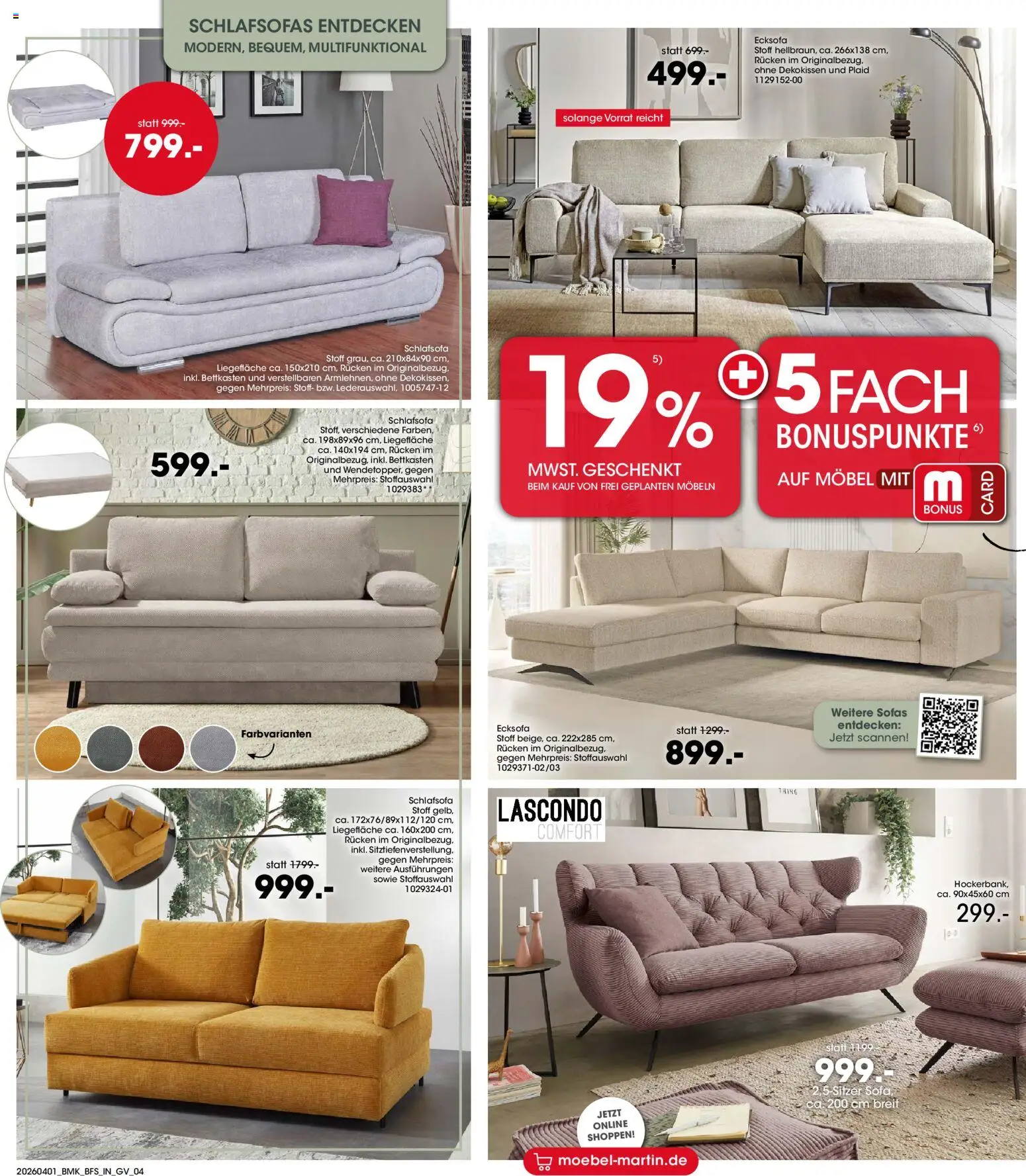 Möbel Martin Prospekt 	 - Seite 4 - gültig ab 01.04.2026