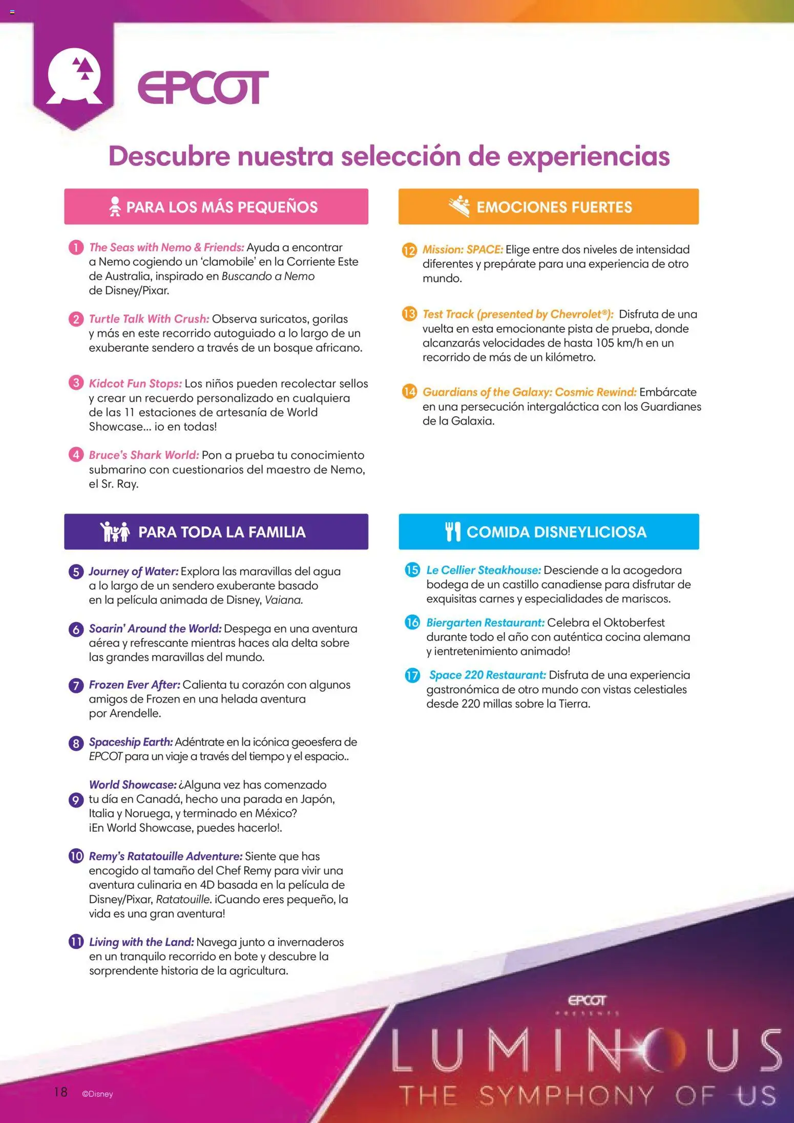 Viajes El Corte Inglés Folleto Walt Disney World - Página de 18 - Válido desde 03/12/2025