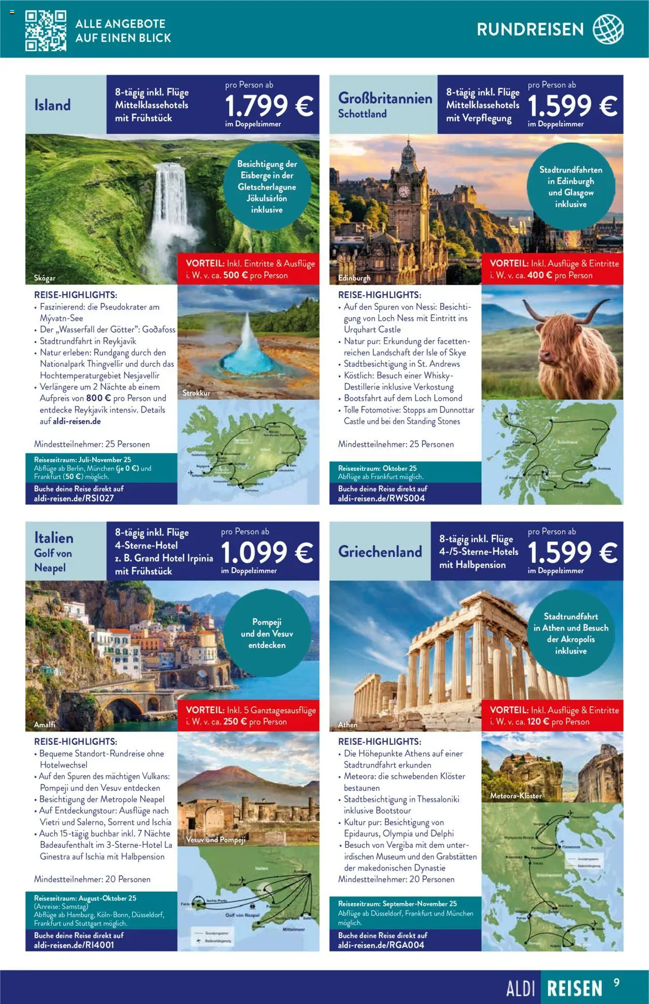 Aldi Reisen Reise-Highlights - Seite 9 - gültig ab 01.07.2025