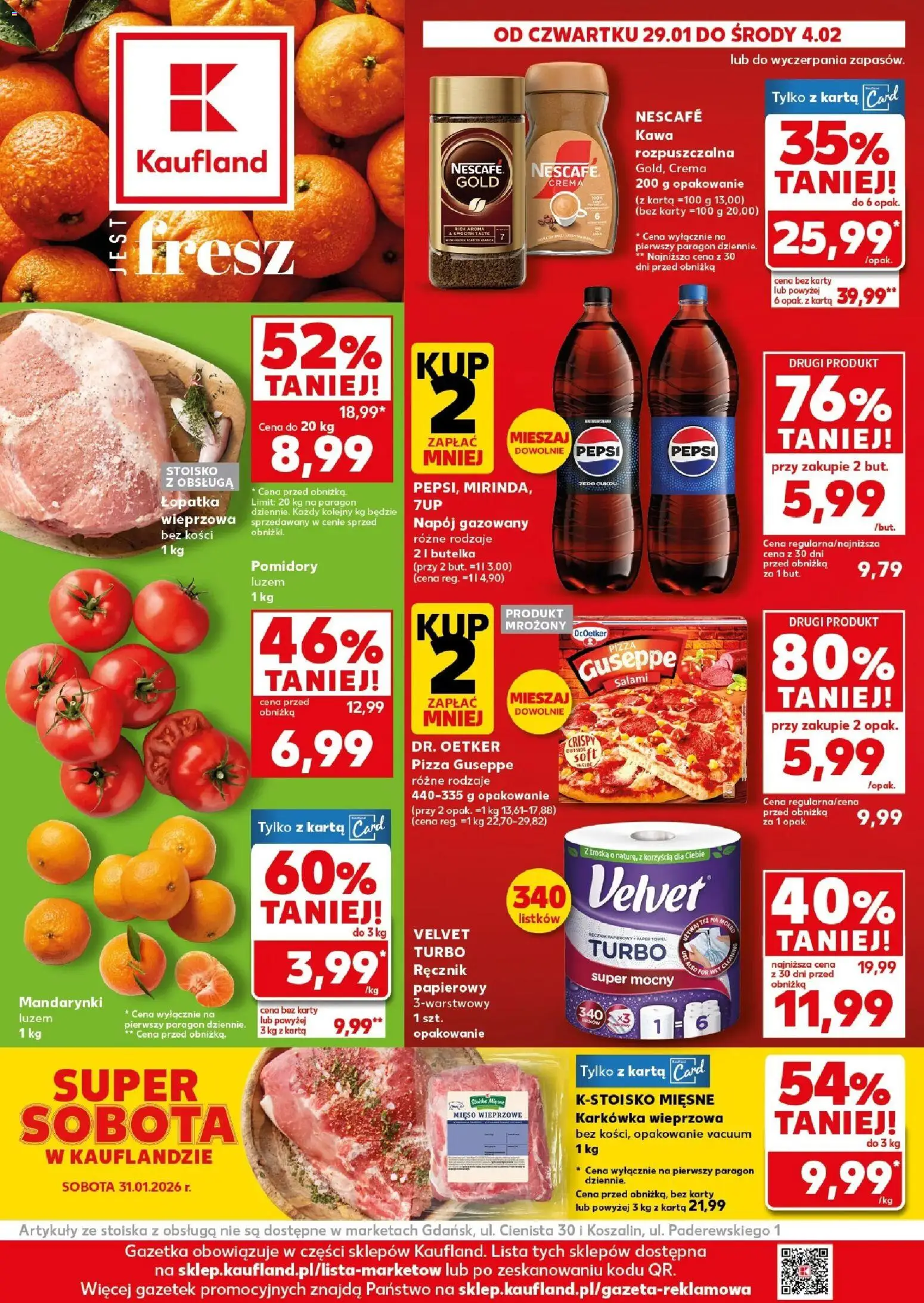 Kaufland gazetka - strona 1- ważny od 29.01.2026